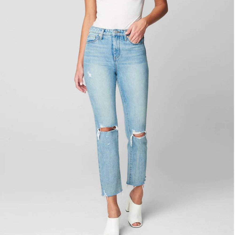 Blank NYC, The Madison Crop, High Rise Denim Jeans, sz. 31